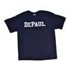 Depaul T-shirt - Block Print, Navy