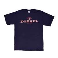 Depaul T-shirt - Team Logo, Navy