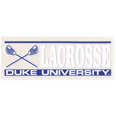 Duke Blue Devils Decal - Lacrosse