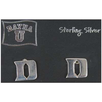 Duke Blue Devils Sterling Silver Earrings