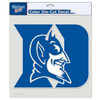 Duke Blue Devils Full Color Die Cut Decal - 8" X 8"
