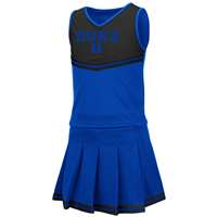 Duke Blue Devils Youth Girls Colosseum Pinky Cheer Dress Set