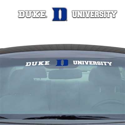 Duke Blue Devils Windshield Transfer Decal - 34" x 3.5"