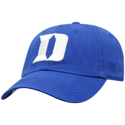 Duke Blue Devils Top of the World Crew Cotton Adjustable Hat - Royal
