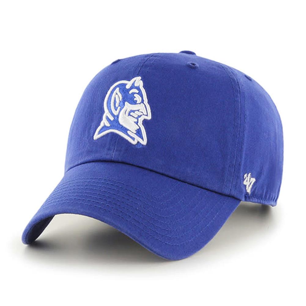 47 NCAA Duke Blue Devils Brand Clean Up Adjustable Hat 
