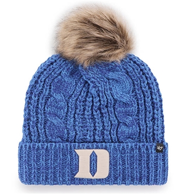 Duke Blue Devils 47 Brand Womens Meeko Pom Knit -