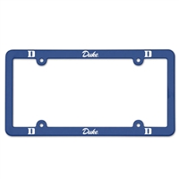 Duke Blue Devils Plastic License Plate Frame