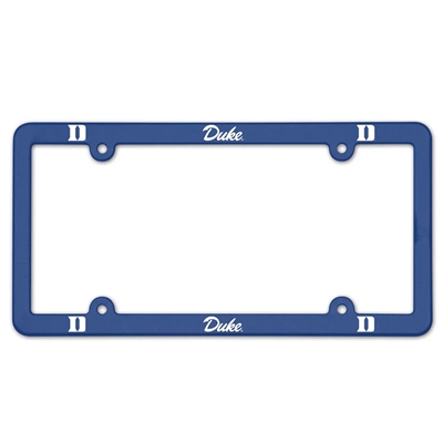 Duke Blue Devils Plastic License Plate Frame