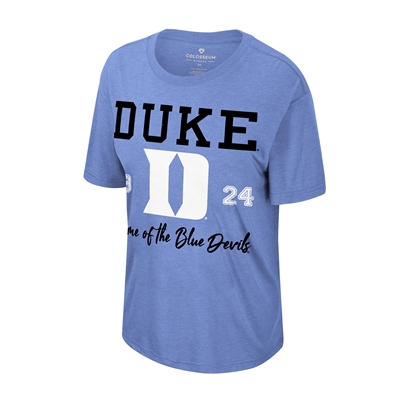 Duke Blue Devils Womens Colosseum Ever Oversized T