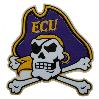 East Carolina Pirates Die-Cut Transfer Decal