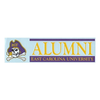 East Carolina Pirates Die Cut Decal Strip - Alumni