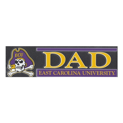 East Carolina Pirates Die Cut Decal Strip - Dad