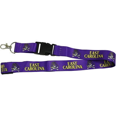 East Carolina Pirates Logo Lanyard