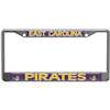 East Carolina Pirates Metal License Plate Frame w/Domed Acrylic