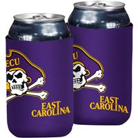 East Carolina Pirates Oversized Logo Flat Coozie