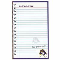 East Carolina Pirates 5" x 8" Memo Note Pad - 2 Pa