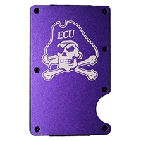 East Carolina Pirates Aluminum RFID Cardholder - P