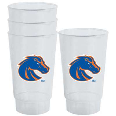 Boise State Broncos Plastic Tailgate Cups - Set of 4