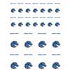 Boise State Broncos Small Sticker Sheet - 2 Sheets