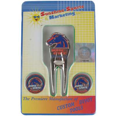 Boise State Broncos Magnetic Divot Tool and Ball Markers