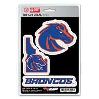 Boise State Broncos Decals - 3 Pack