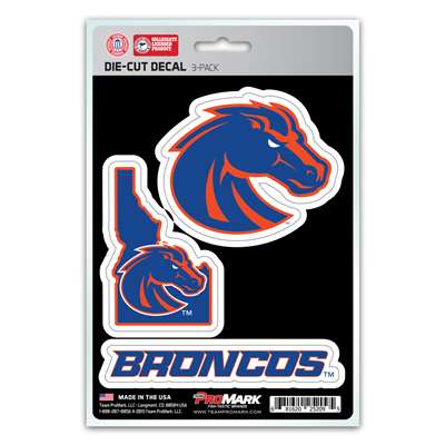 Boise State Broncos Decals - 3 Pack