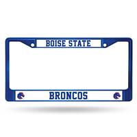 Boise State Broncos Team Color Chrome License Plate Frame