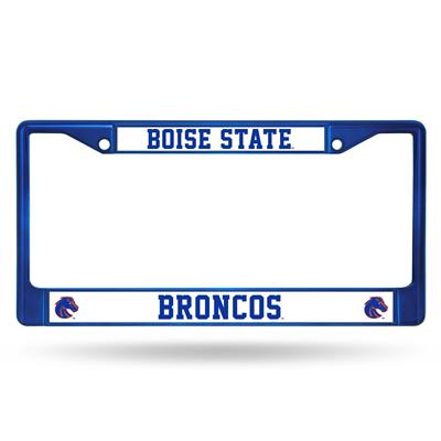 Boise State Broncos Team Color Chrome License Plate Frame