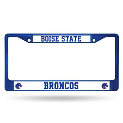 Boise State Broncos Team Color Chrome License Plate Frame