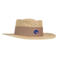 Boise State Broncos Ahead Gambler Straw Hat