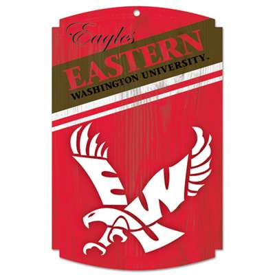 Eastern Washington Eagles Wood Sign
