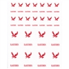 Eastern Washington Eagles Small Sticker Sheet - 2 Sheets