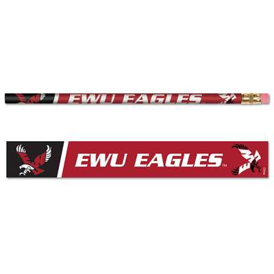 Eastern Washington Eagles Pencil - 6-pack
