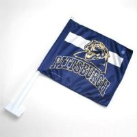 Pittsburgh Panthers Panters Double Sided Car Flag