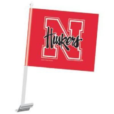 Nebraska Car Flag