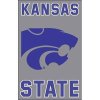 Kansas State 2-sided Applique 44" X 28" Banner