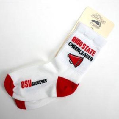 Ohio State Cheerleader Socks - Toddler