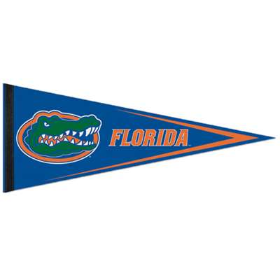NCAA Florida Gators 12 x 30 Royal Blue Premium Felt Pennant 