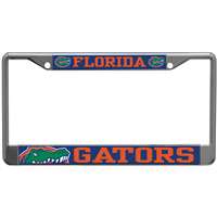 Florida Gators Mega Inlay Metal License Plate Frame
