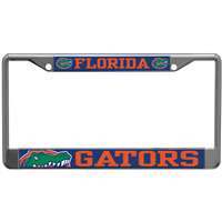 Florida Gators Mega Inlay Metal License Plate Frame