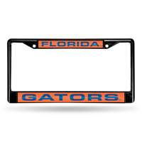 Florida Gators Inlaid Acrylic Black License Plate Frame
