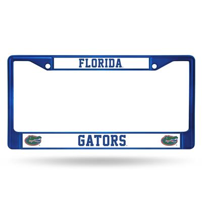 Florida Gators Team Color Chrome License Plate Frame