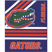 Florida Gators Raschel Throw Blanket - Stripes