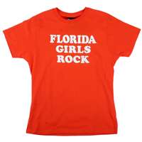 Florida T-shirt By Champion - Florida Girls Rock - Orange