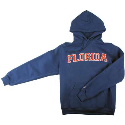 Florida Hooded Sweatshirt - Florida Straight - By Champion - Royal