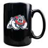 Fresno State Bulldogs 15oz Black Ceramic Mug