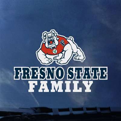 Fresno State Bulldogs Transfer Decal - Family