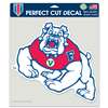 Fresno State Bulldogs Full Color Die Cut Decal - 8" X 8"