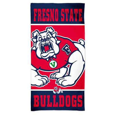 Fresno State Bulldogs Spectra Beach Towel
