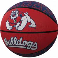 Fresno State Bulldogs Mini Rubber Repeating Basket